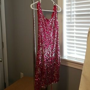 Pink Sequin Short Wetseal Dress
